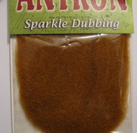 antron sparkle dubbing  Wapsi rust